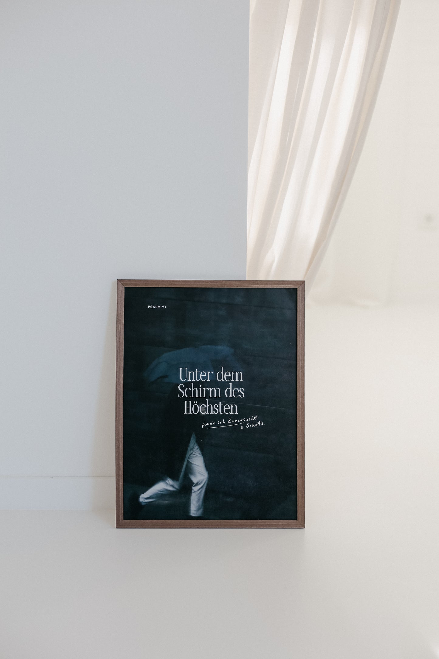 Unter dem Schirm des Höchsten - Poster 30x40 cm