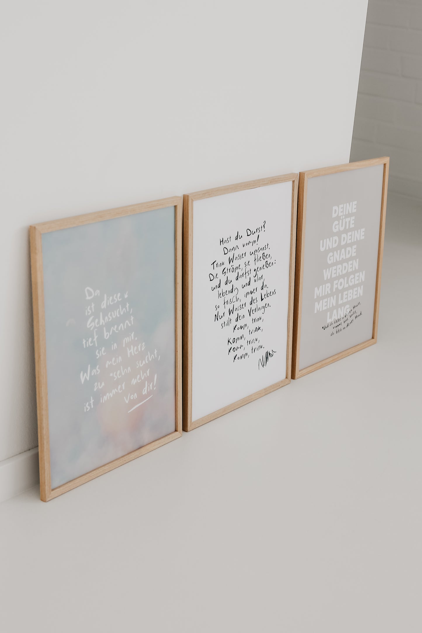 Deine Güte und deine Gnade - Benoa Poster 30x40 cm