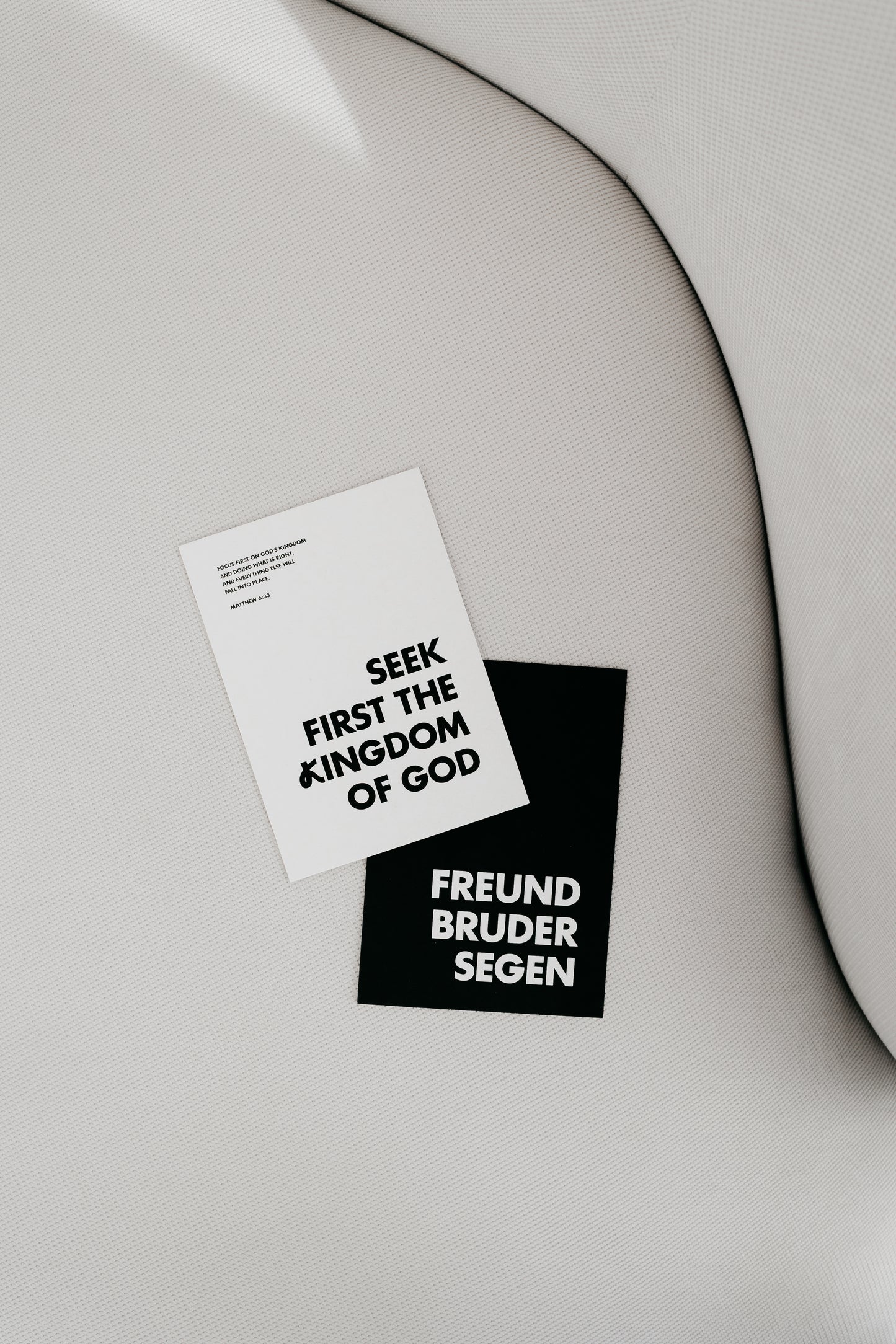 Brotherhood - Postkartenset mit zwei Karten aus Schilfpapier
