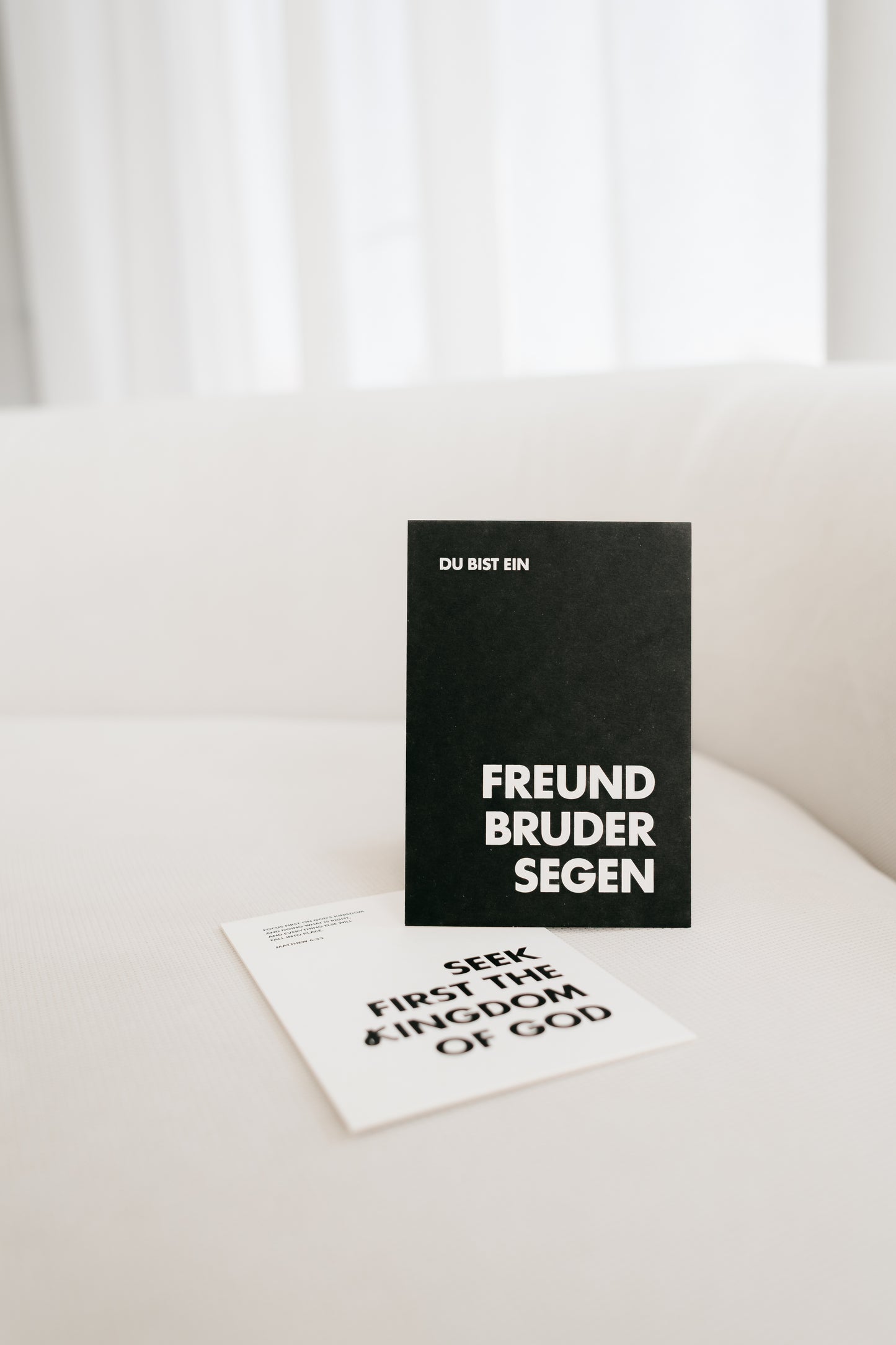 Brotherhood - Postkartenset mit zwei Karten aus Schilfpapier