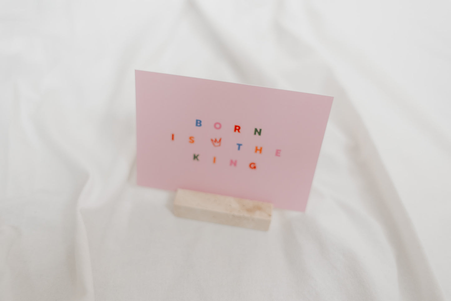 Born is the King - Moderne Postkarte A6