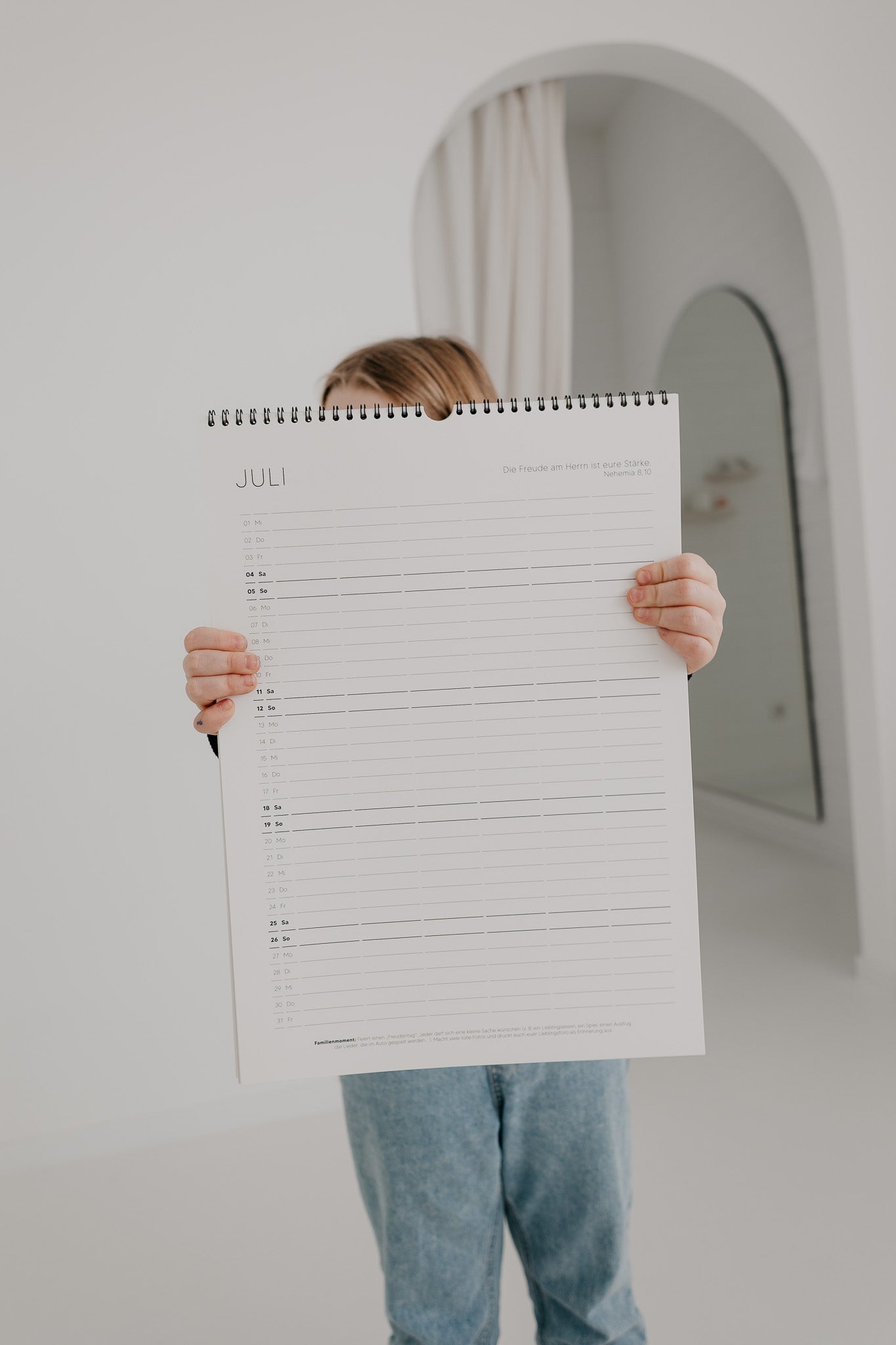 Familienplaner 2026 - 4,5 oder 6 Spalten