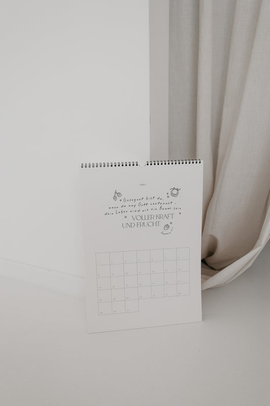 Bald wieder da!!! Immerwährender Geburtstagskalender A3 - Lass uns das Leben feiern