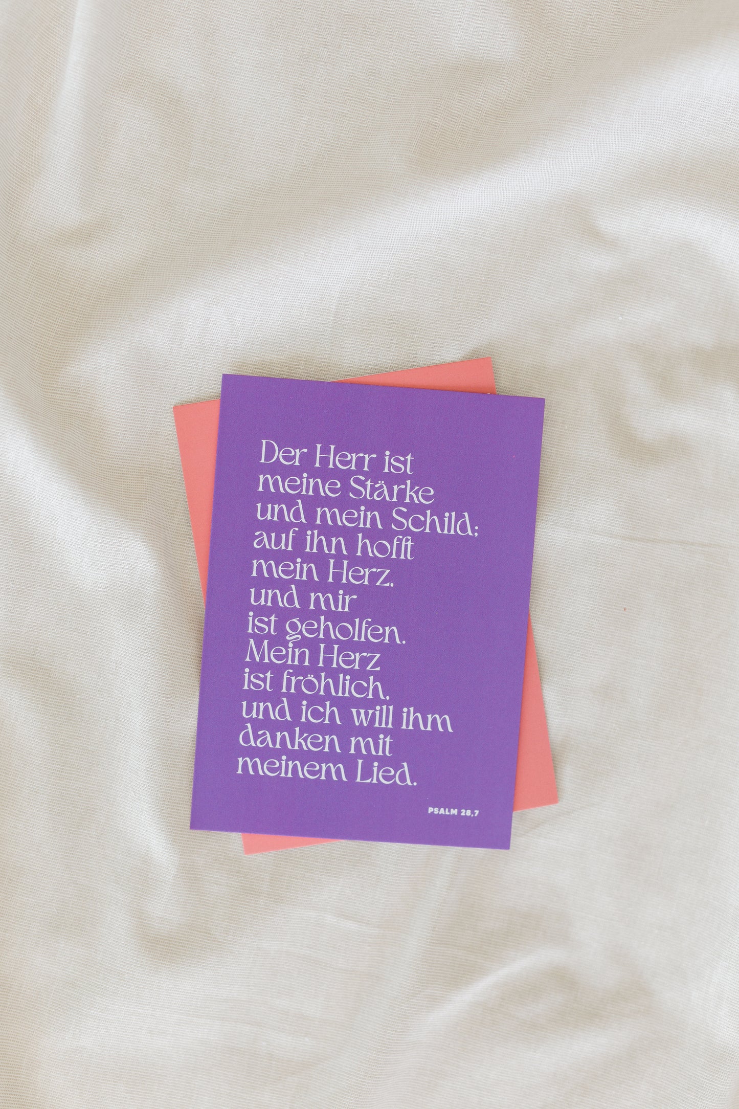 Gehalten & geliebt - Postkartenset mit 7 Postkarten mit starken Worten
