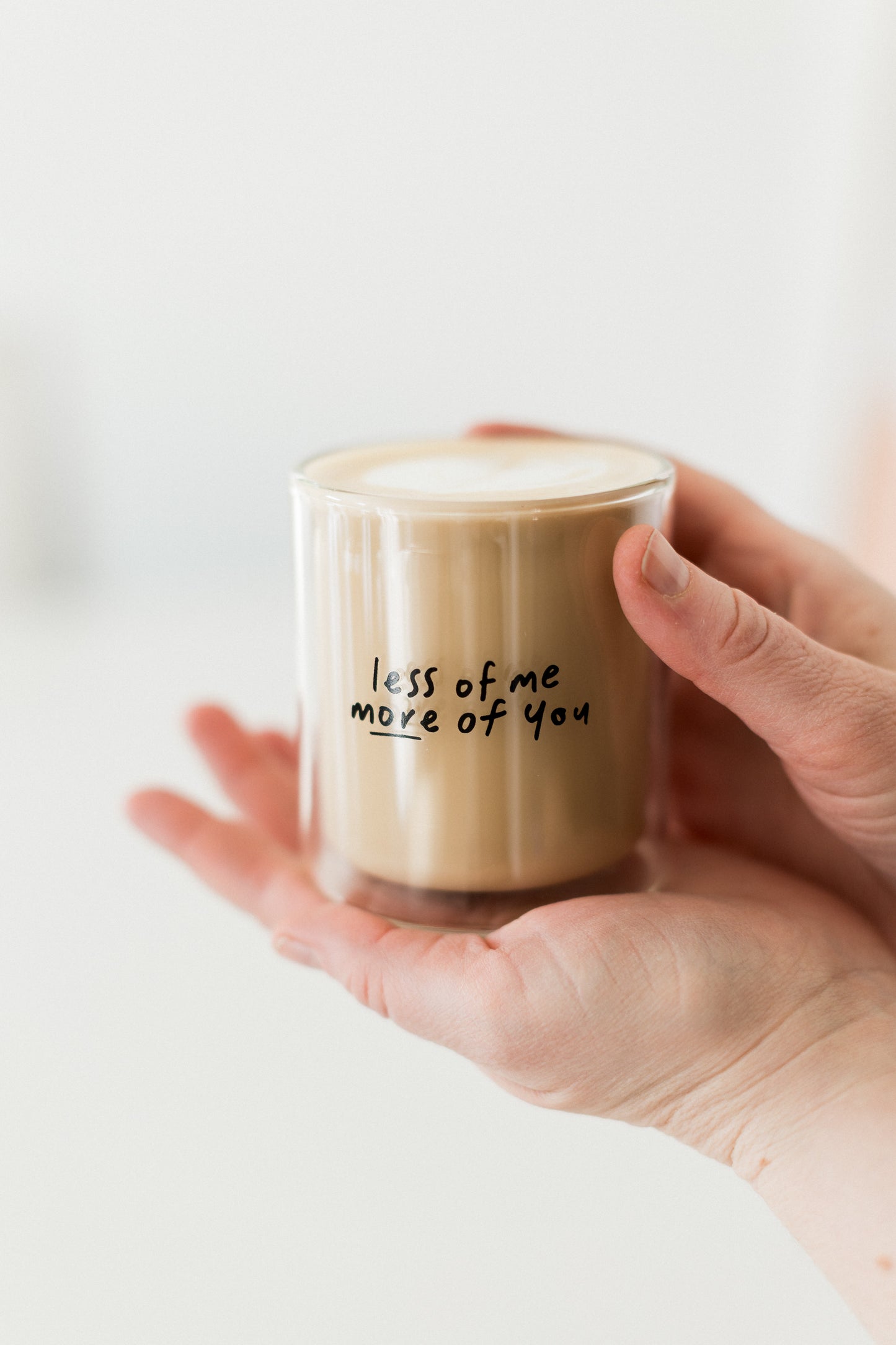 less of me / more of you - Doppelwändiger Becher NEU