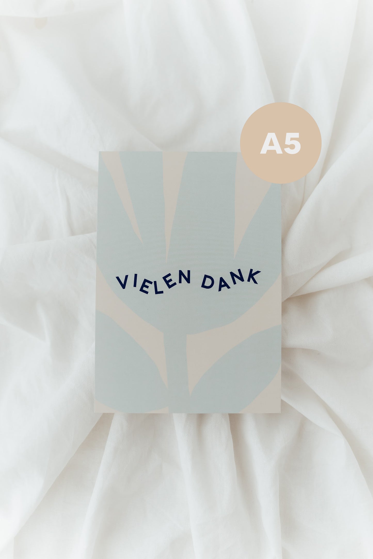 Vielen Dank - Statementkarte A5