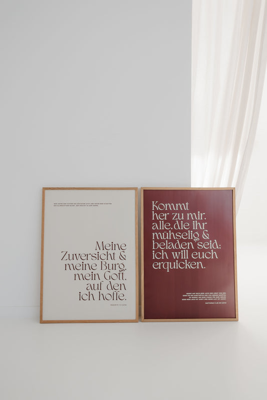 Kommt her zu mir - Poster in 50x70 cm