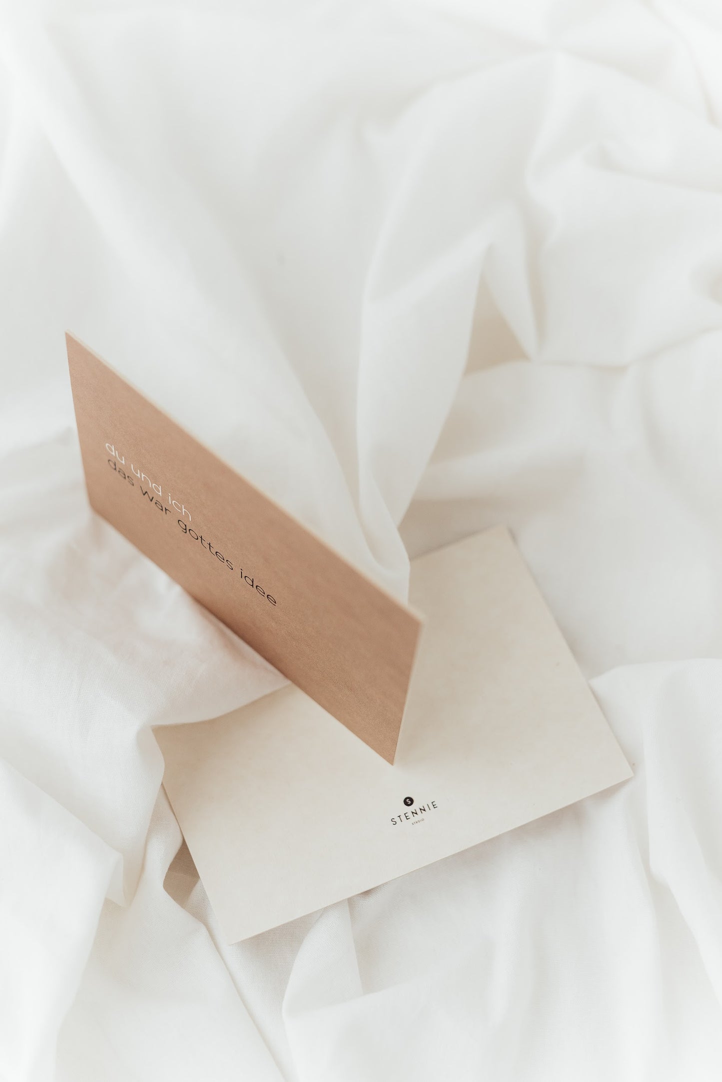 Du und Ich - das war Gottes Idee - Postkarte A6 auf Schilfpapier