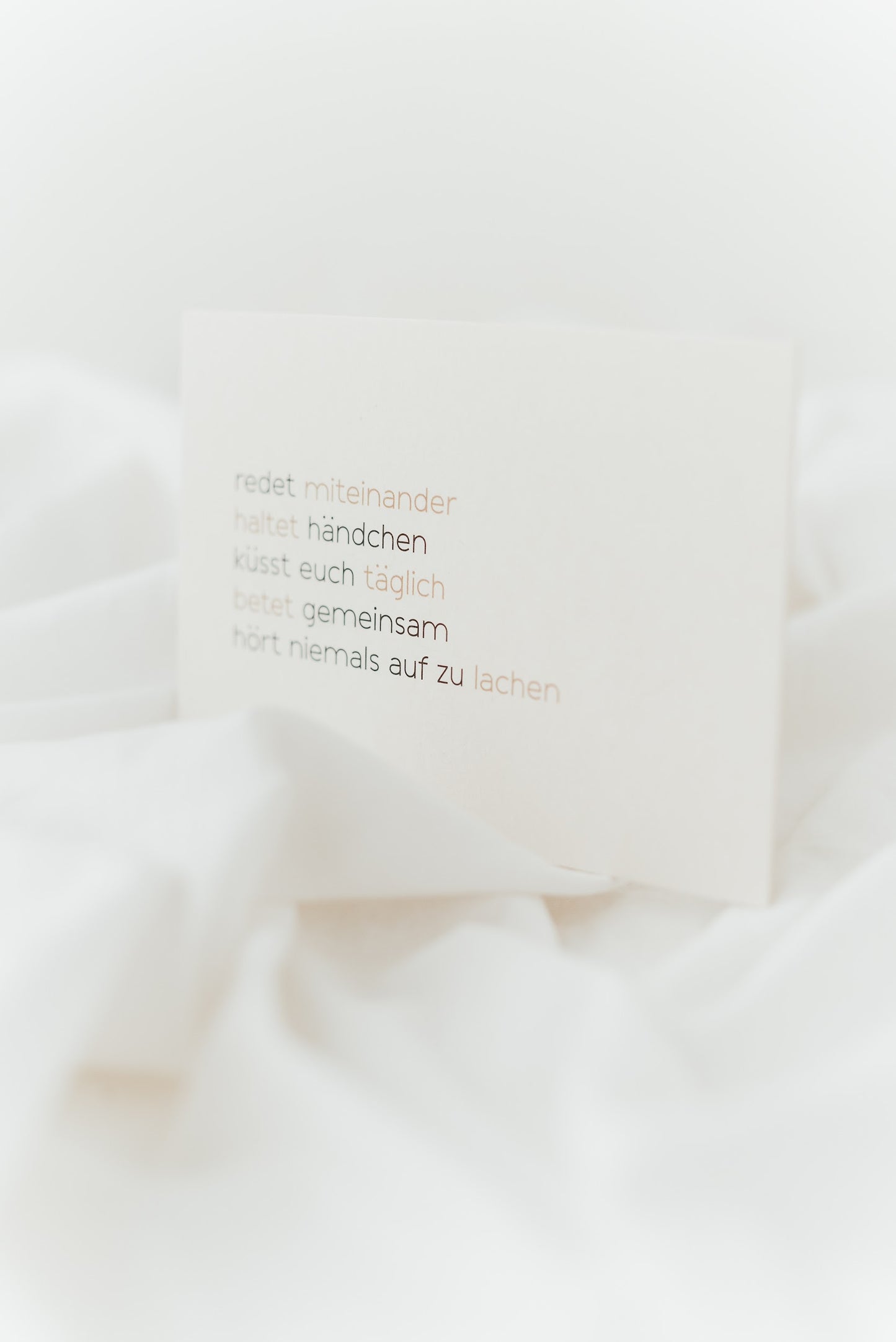 Ehe - Postkartenset mit zwei Karten aus Schilfpapier
