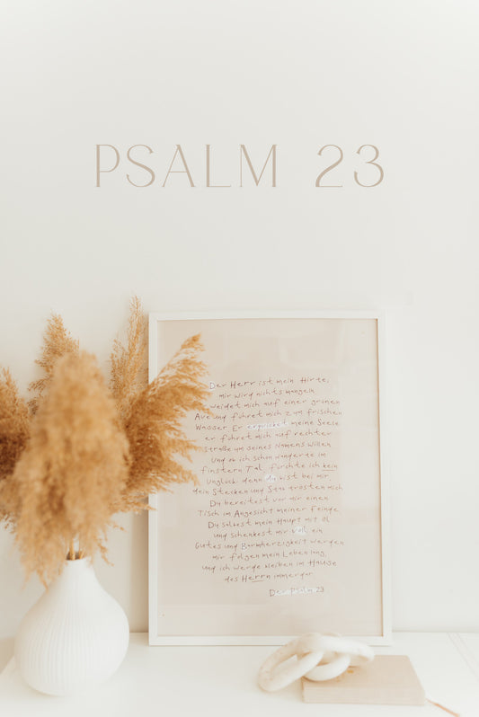 Last Chance! Psalm 23 - Poster 50x70 cm
