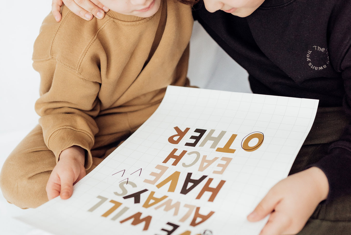 Letzte Chance! We will always have each other - Geschwisterposter A3