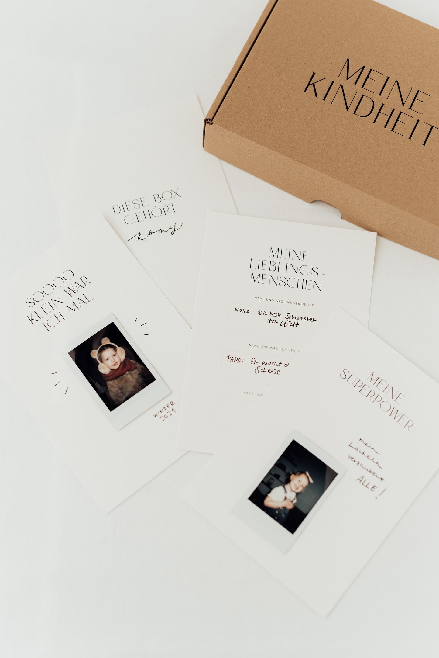 Zusatzkarten Kindheitsbox zum Nachkaufen