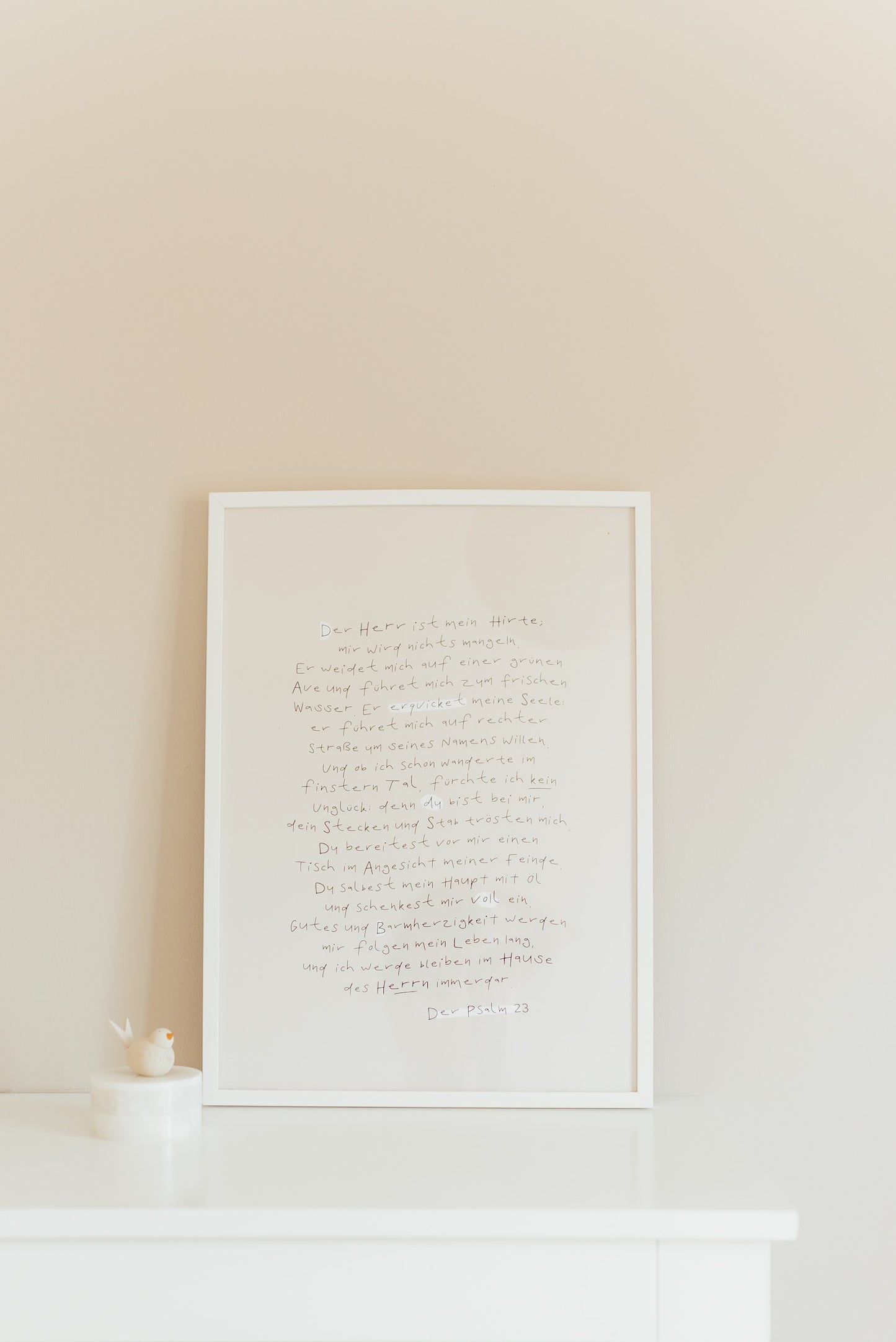Last Chance! Psalm 23 - Poster 50x70 cm