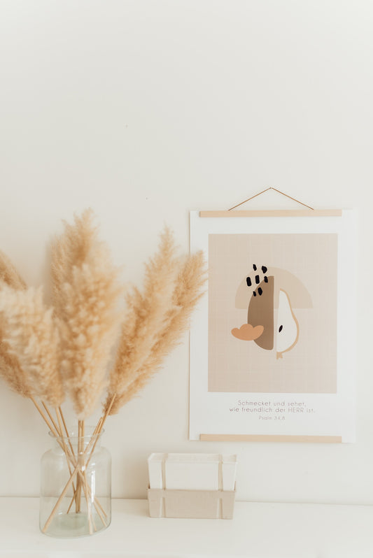 Letzte Chance! Schmecket und sehet - Poster 50x70 cm