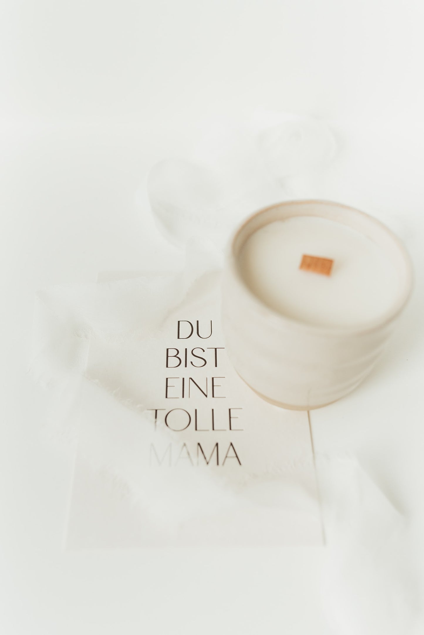 Du bist eine tolle Mama - Postkarte A6 auf Schilfpapier mit Letterpress