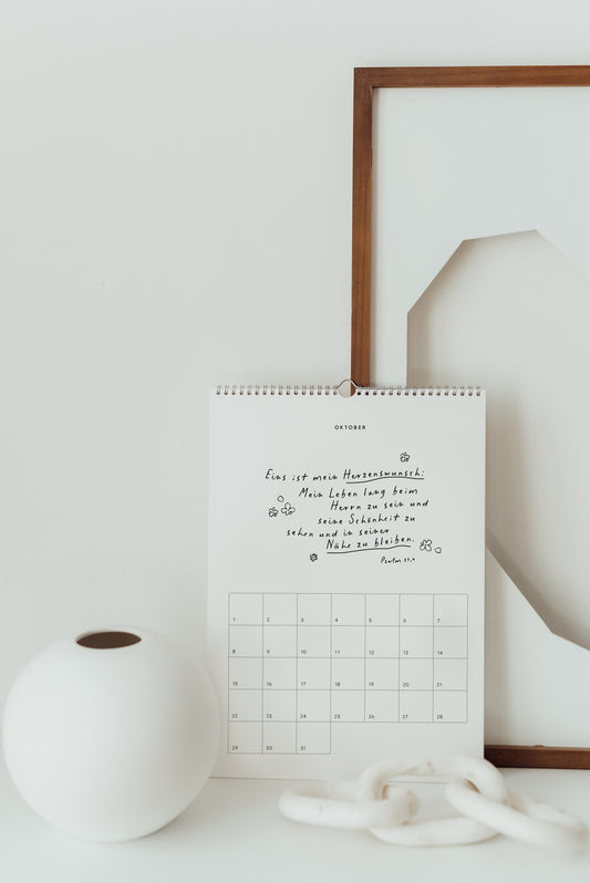Immerwährender Geburtstagskalender A3 - Lass uns das Leben feiern