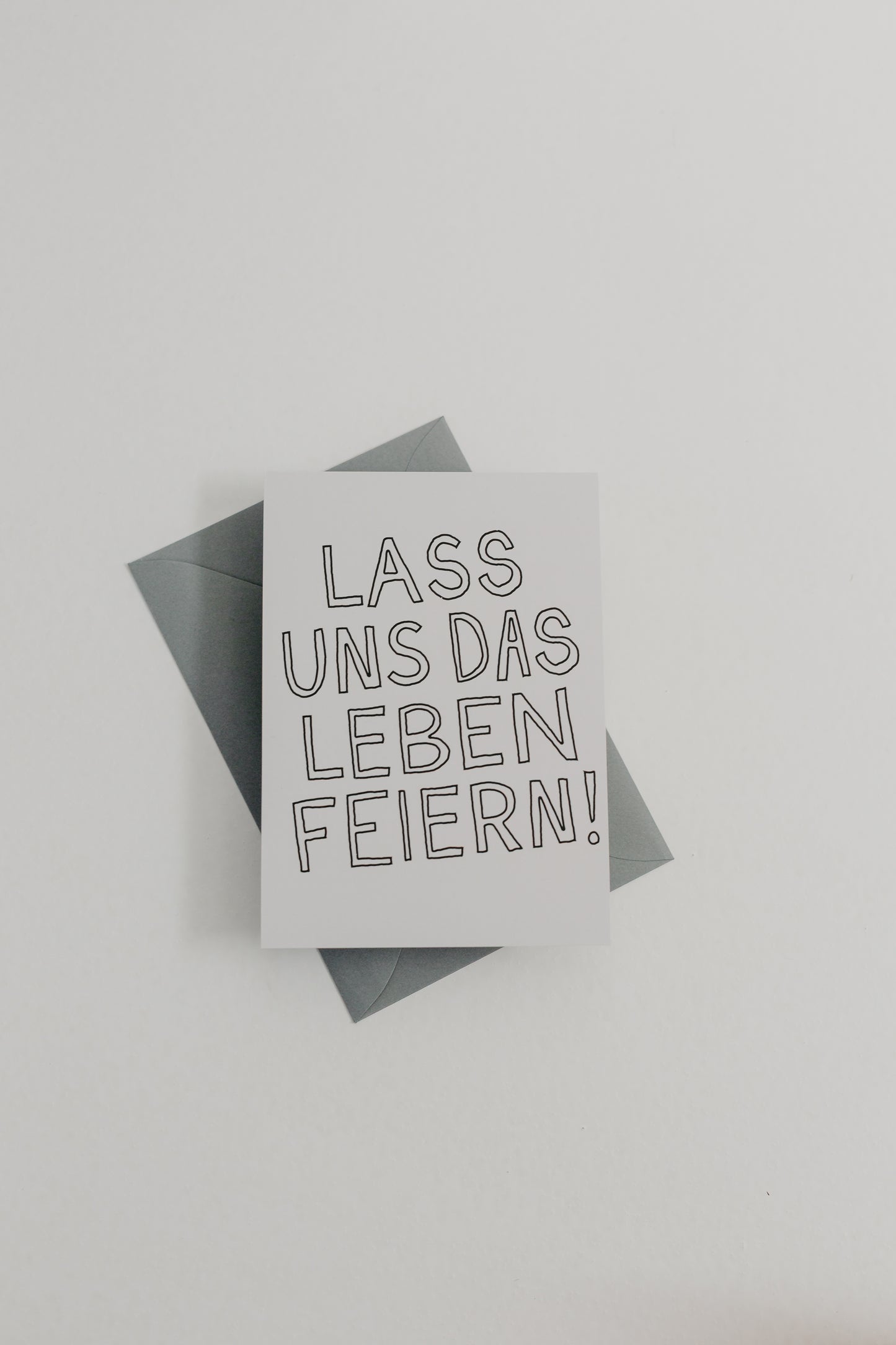 Lass uns das Leben feiern - Postkartenset mit fünf Anlasskarten