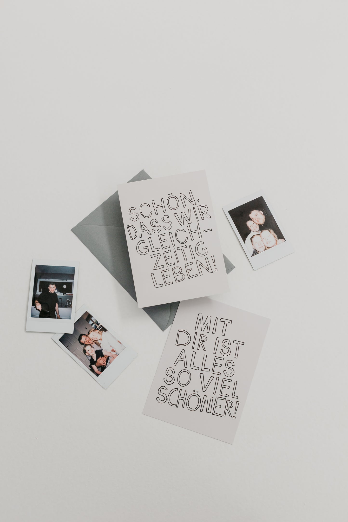 Lass uns das Leben feiern - Postkartenset mit fünf Anlasskarten