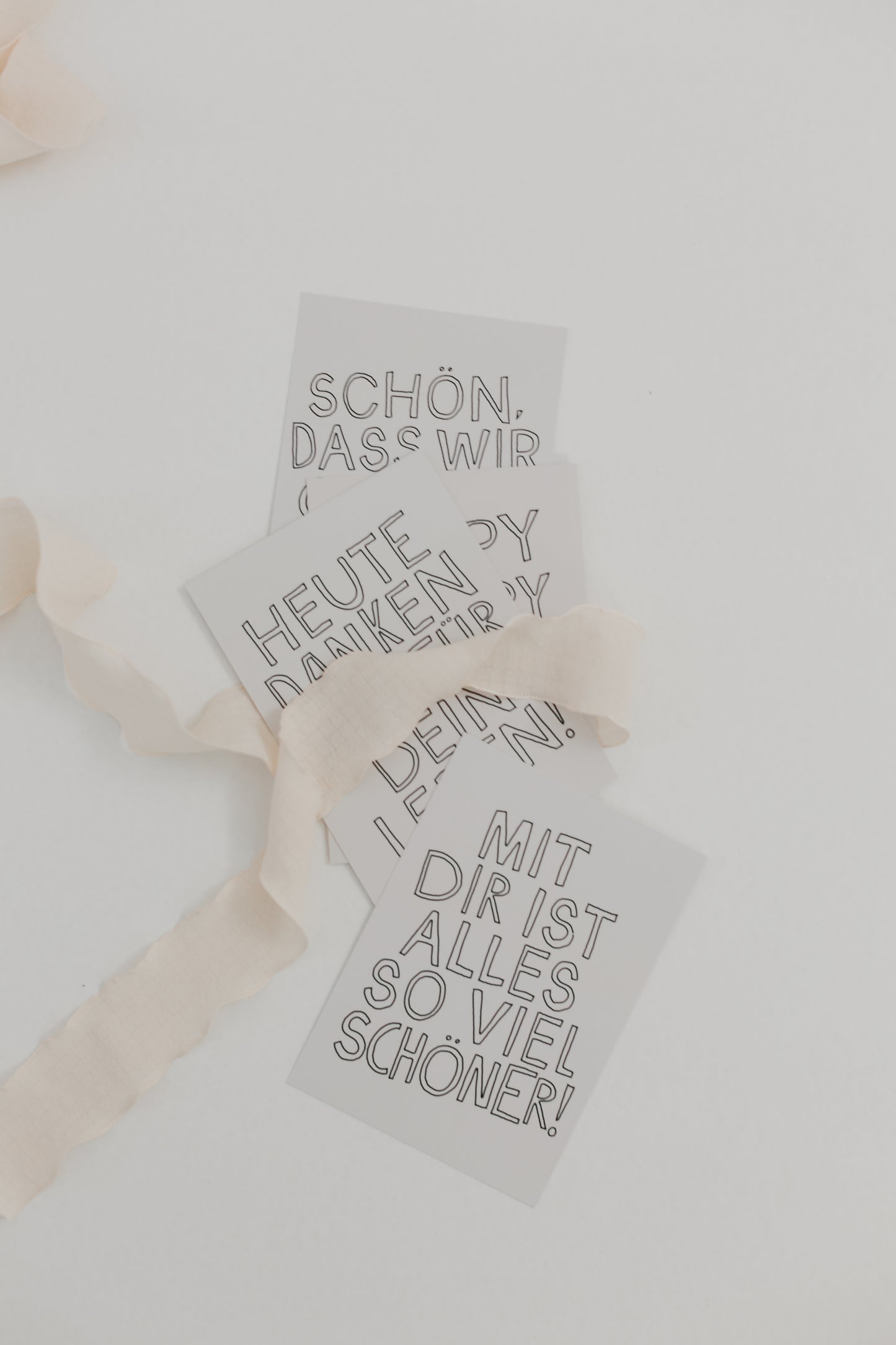 Lass uns das Leben feiern - Postkartenset mit fünf Anlasskarten