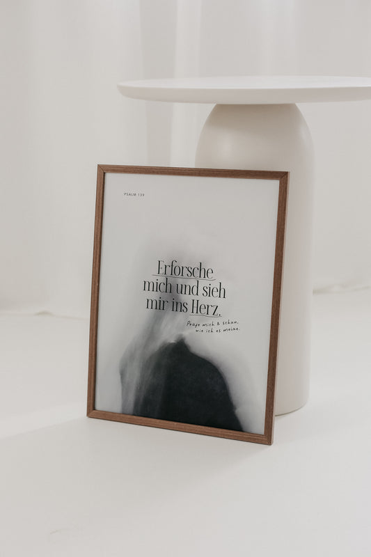 Erforsche mich - Poster 30x40 cm