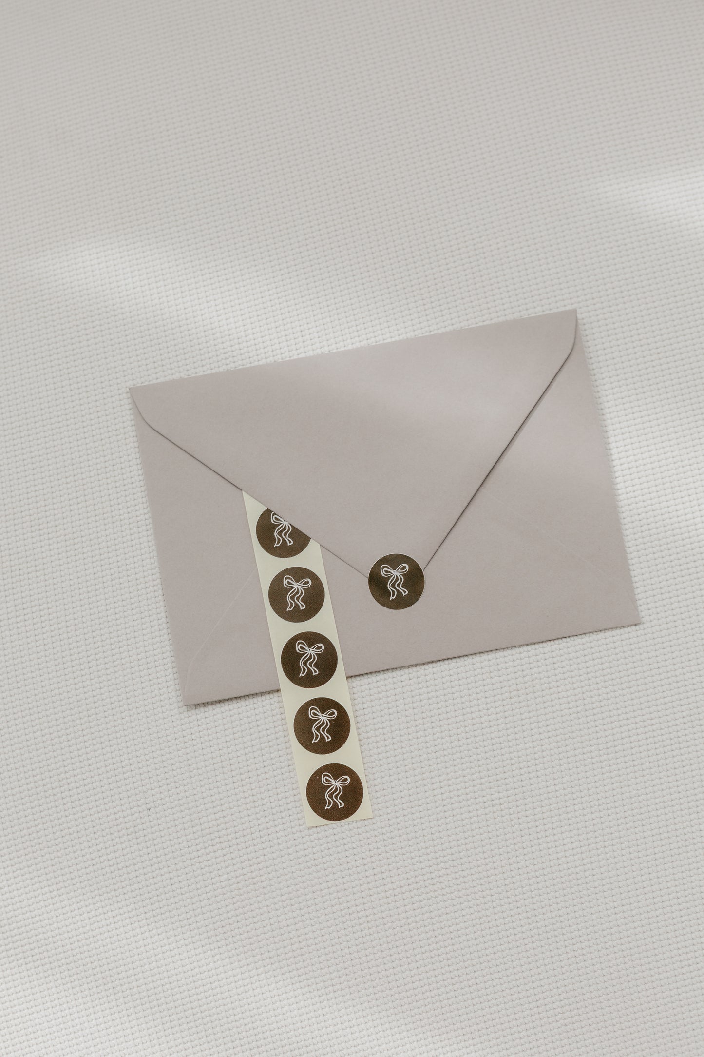 10 Mini-Aufkleber "Schleife"
