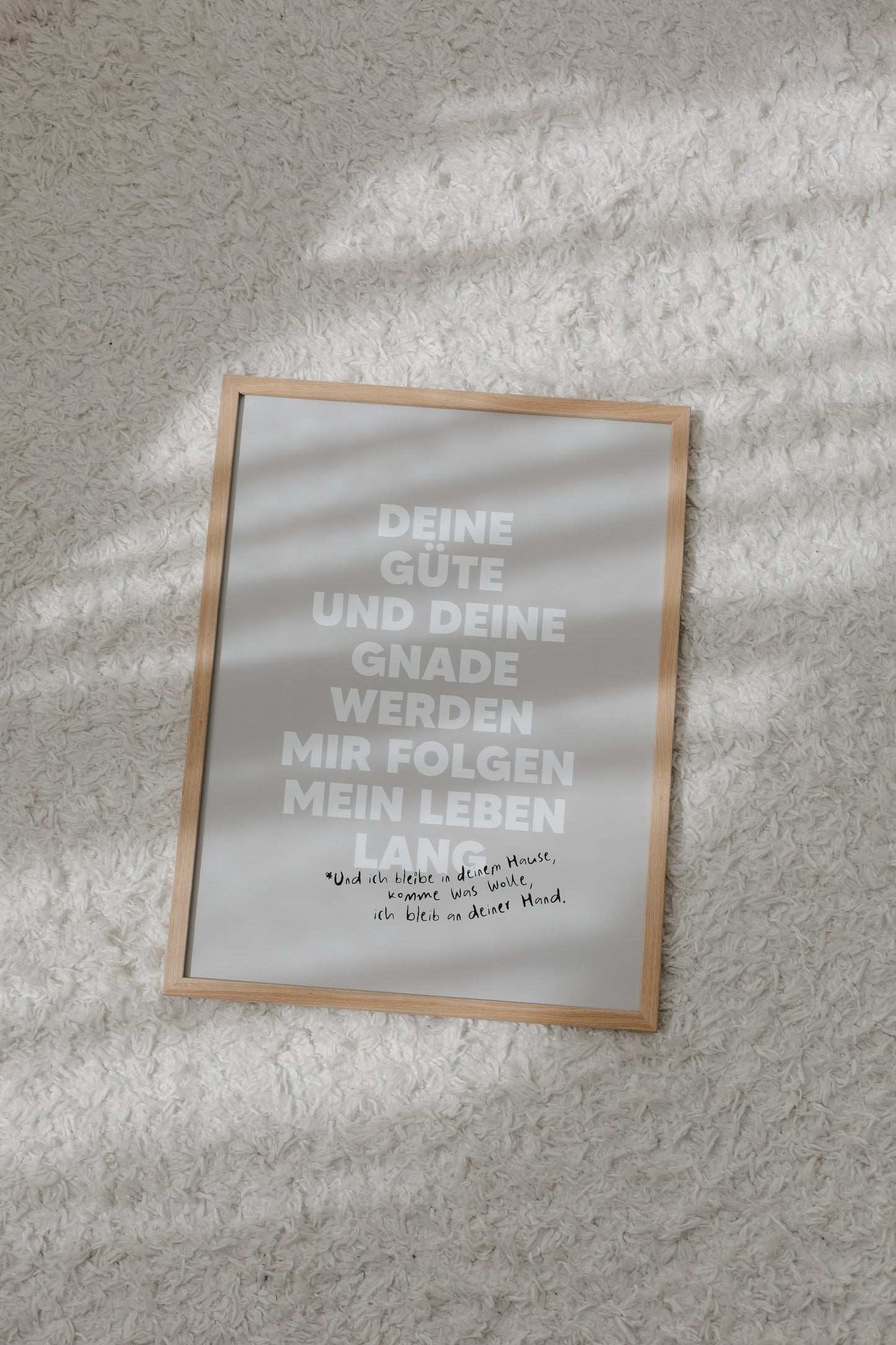 Deine Güte und deine Gnade - Benoa Poster 30x40 cm
