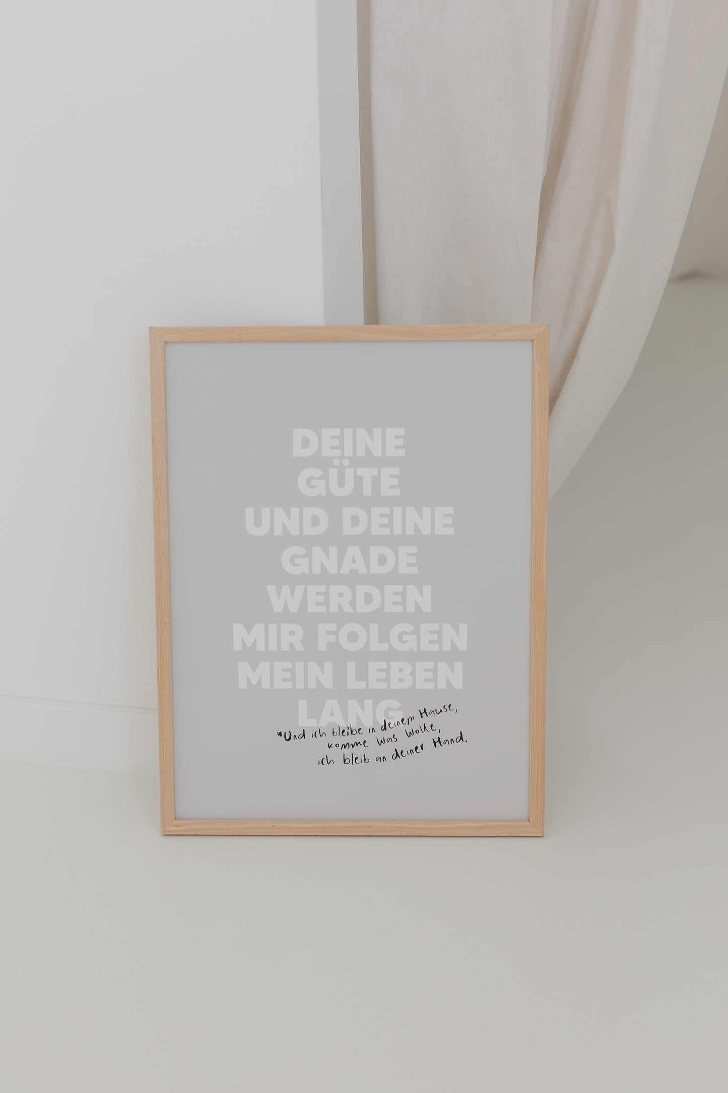 Deine Güte und deine Gnade - Benoa Poster 30x40 cm