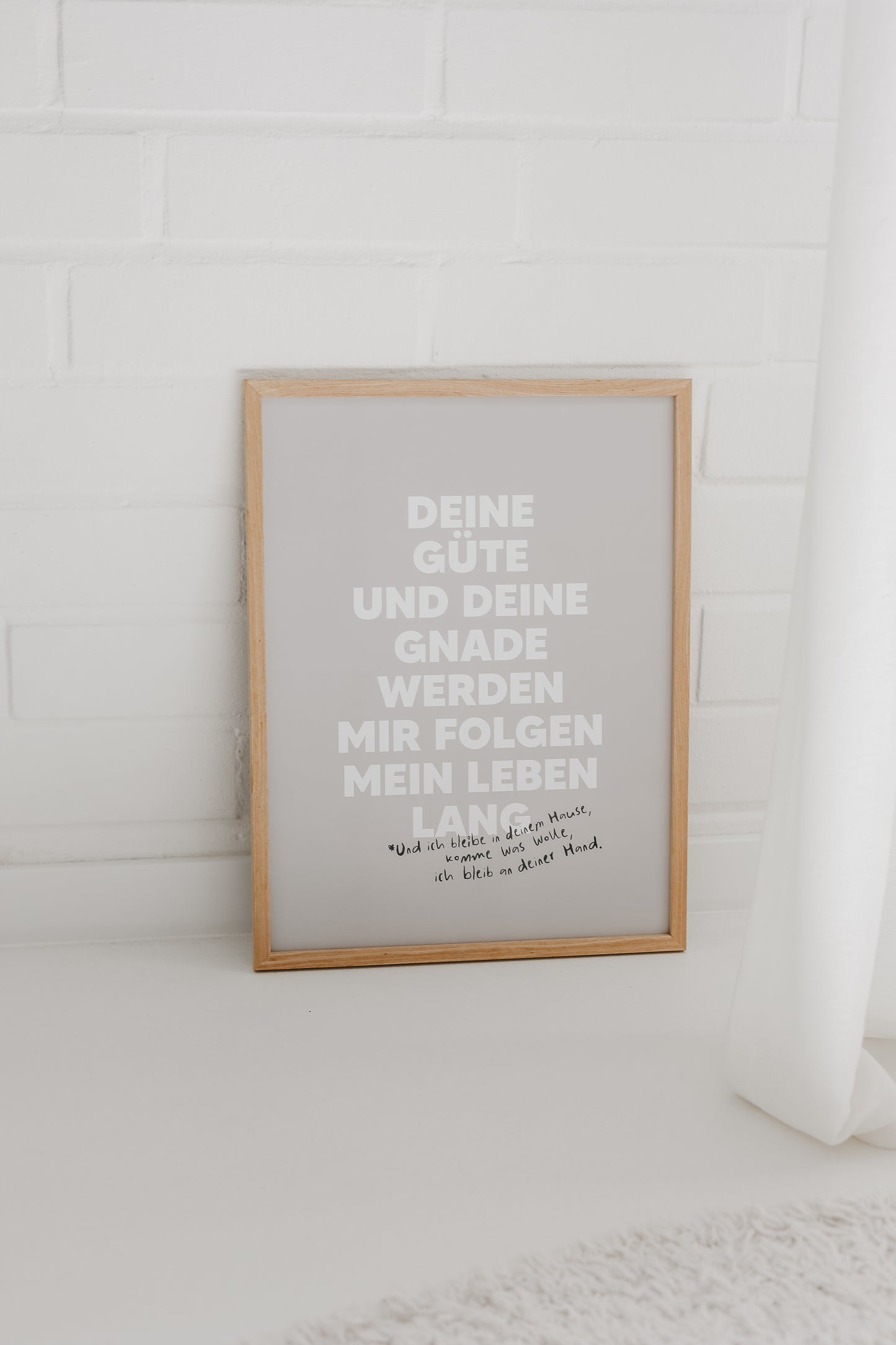 Deine Güte und deine Gnade - Benoa Poster 30x40 cm