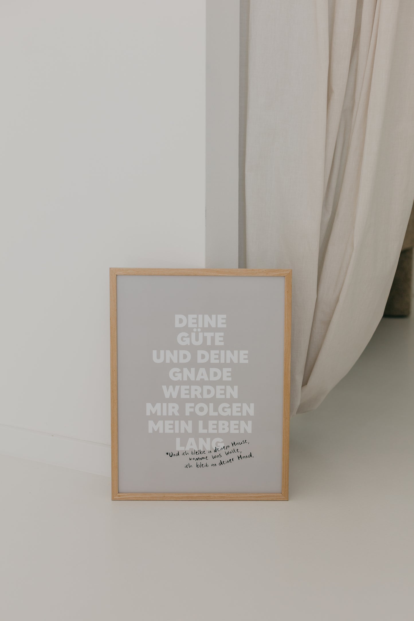 Deine Güte und deine Gnade - Benoa Poster 30x40 cm