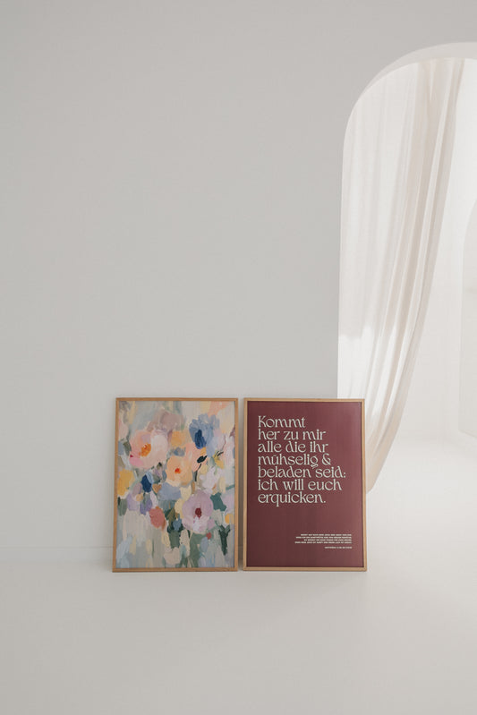 Coming soon! Posterset I in 50x70 cm