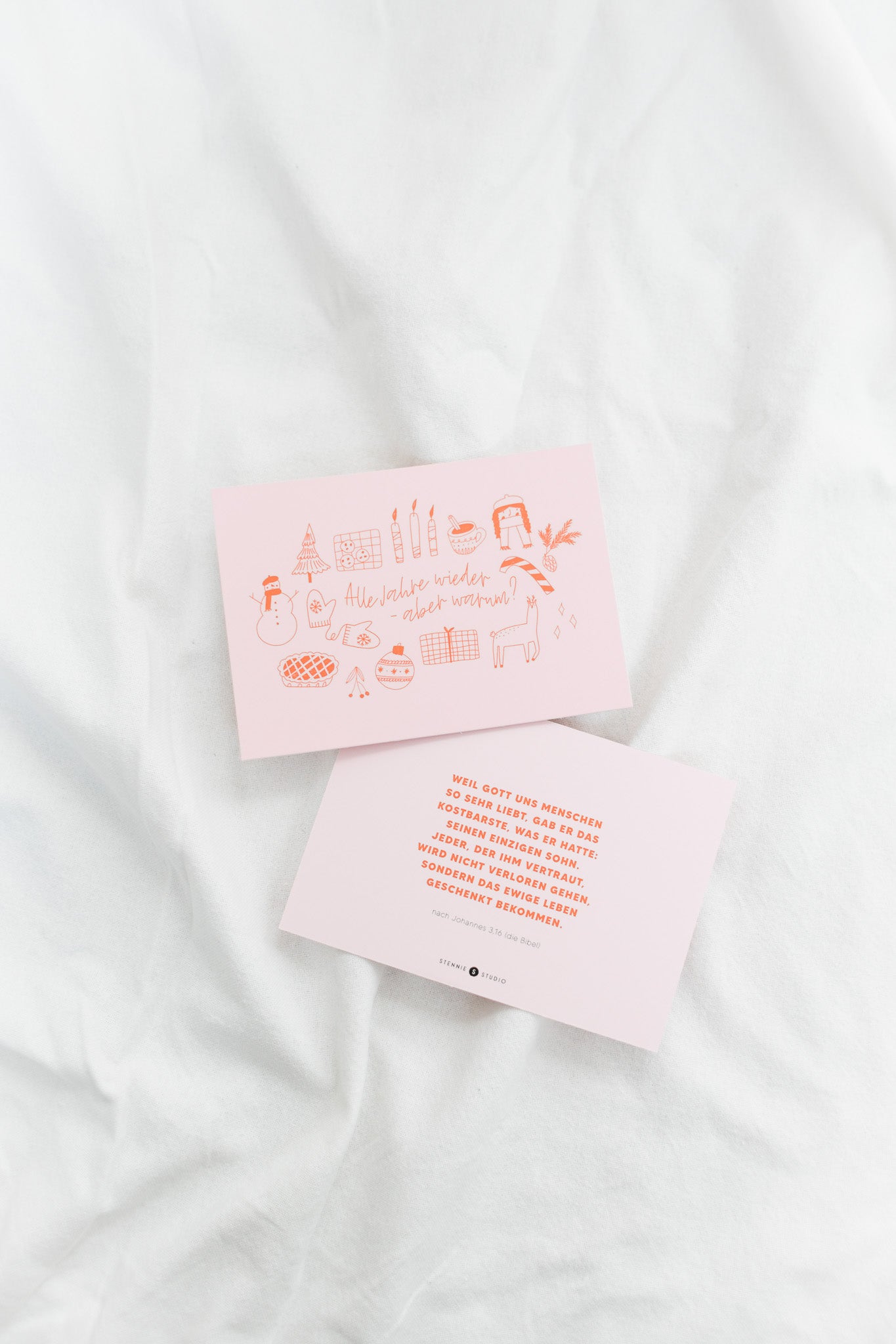 Alle Jahre wieder - evangelistische Postkarten im Set