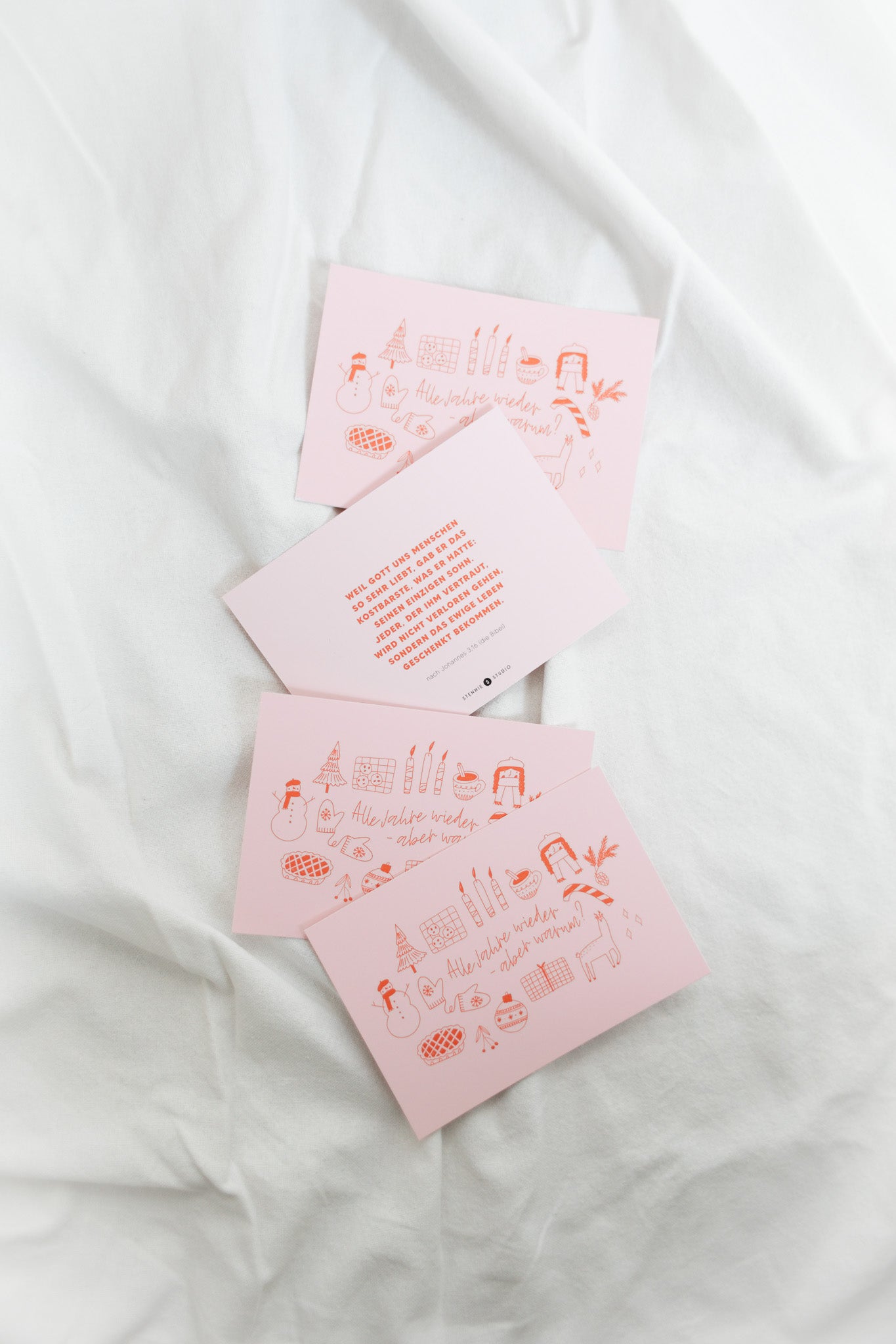 Alle Jahre wieder - evangelistische Postkarten im Set