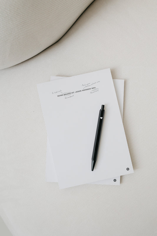 Notizblock "Jeden morgen neu" - A5