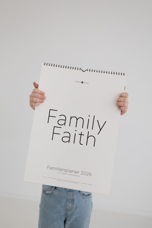 Familienplaner 2026 - 4,5 oder 6 Spalten