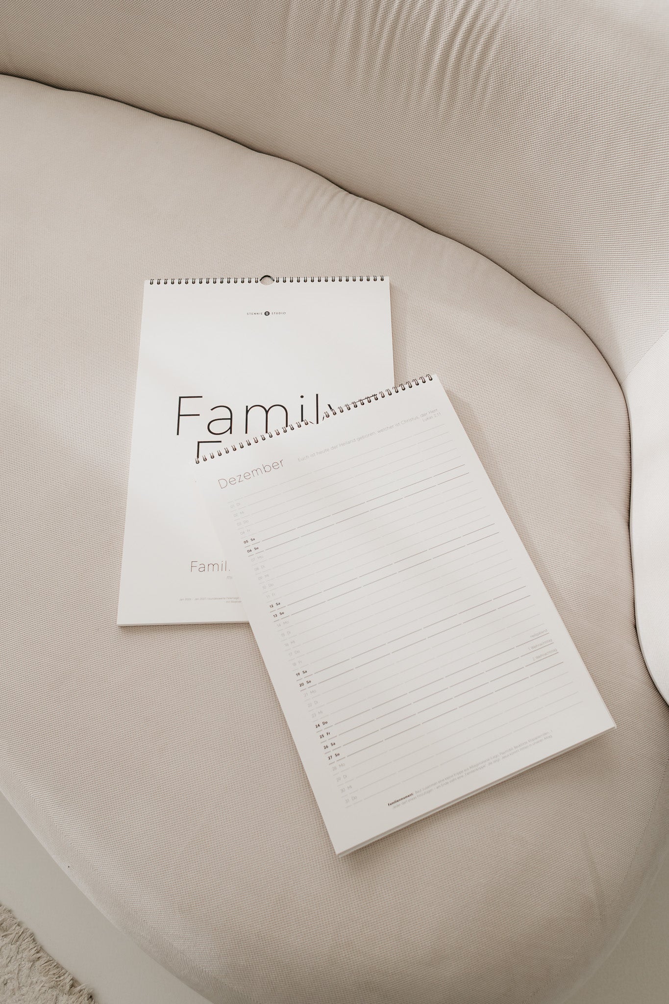 Familienplaner 2026 - 4,5 oder 6 Spalten