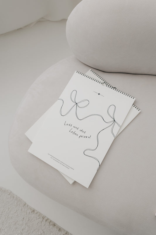 Bald wieder da!!! Immerwährender Geburtstagskalender A3 - Lass uns das Leben feiern