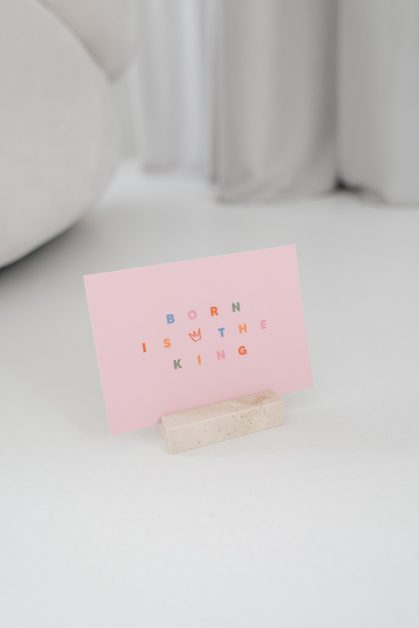 Born is the King - Moderne Postkarte A6