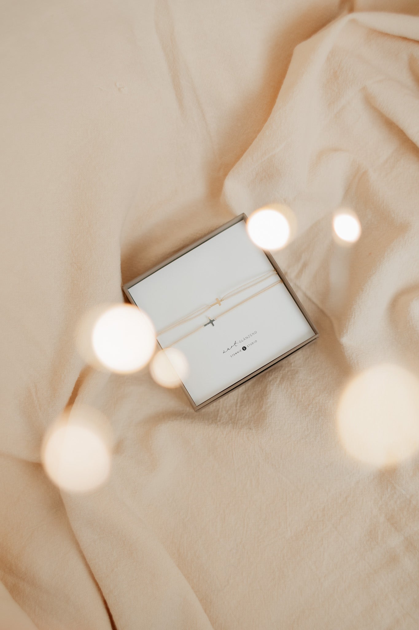 Armband Gnade Kreuz - gold oder silber