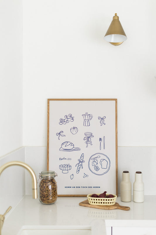 Komm an den Tisch des Herrn - Poster 50x70 cm