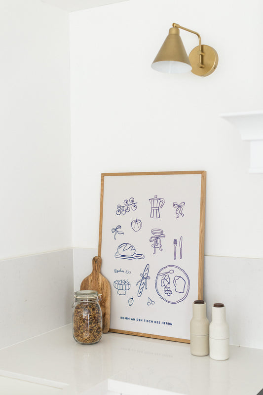 Komm an den Tisch des Herrn - Poster 50x70 cm