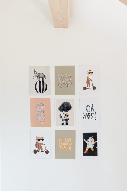 Kinder Gottes - 9x2 Motive in A4 fürs Kinderzimmer