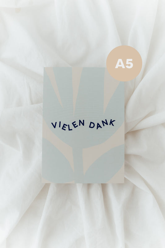 Vielen Dank - Statementkarte A5