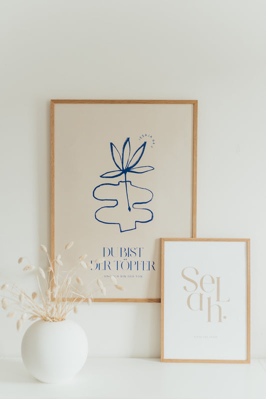 Du bist der Töpfer - Poster 50x70 cm