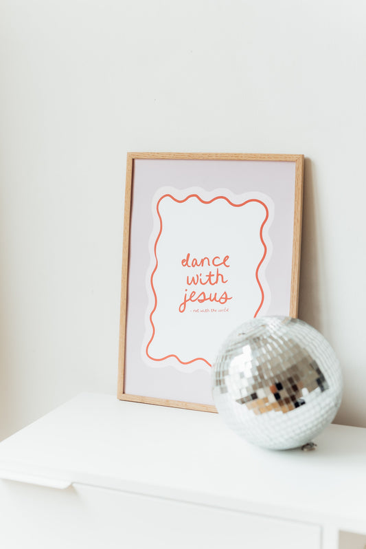 Letzte Chance! Dance with Jesus - A3 Poster