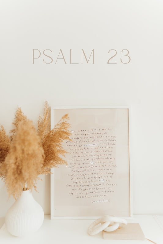 Psalm 23 - Poster 50x70 cm
