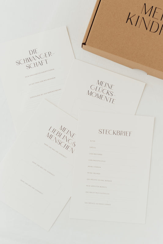 Zusatzkarten Kindheitsbox zum Nachkaufen