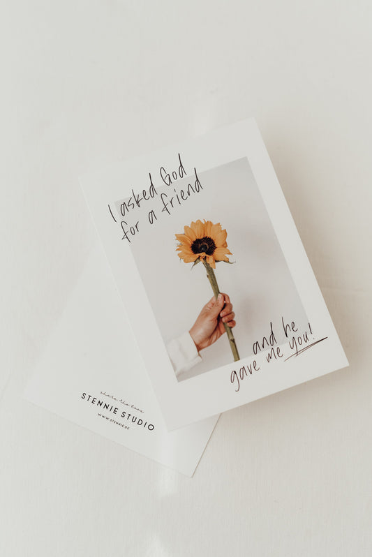 Friend - Postkarte A6