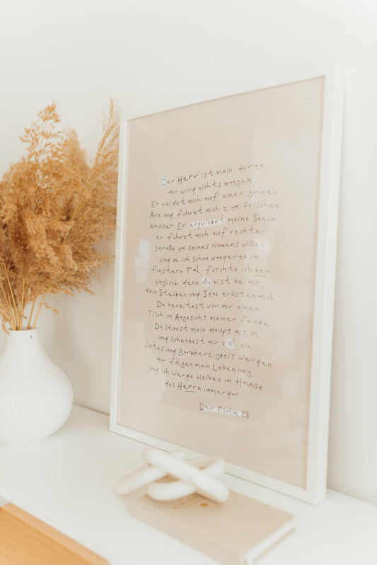 Last Chance! Psalm 23 - Poster 50x70 cm