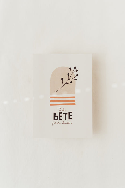 Letzte Chance! Ich bete für dich - Postkarte A6