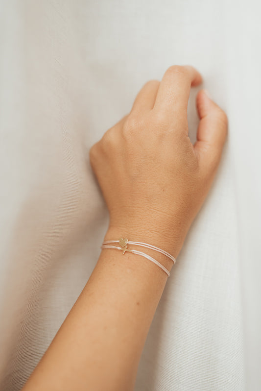 Armband Gnade Kreuz - gold oder silber